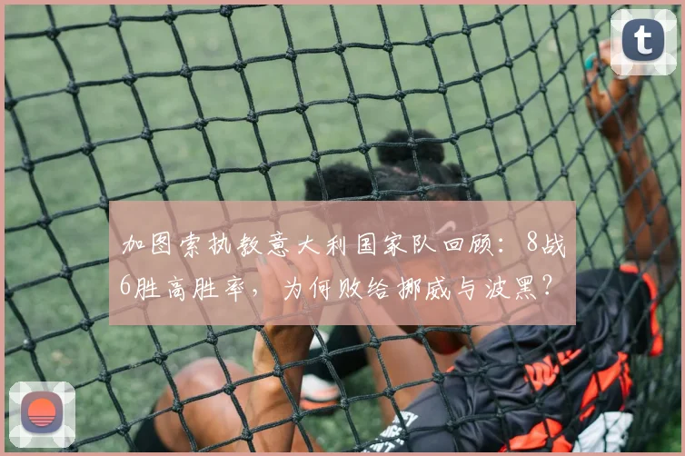 加图索执教意大利国家队回顾：8战6胜高胜率，为何败给挪威与波黑？